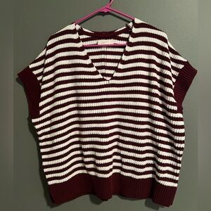 Loft tunic sweater striped